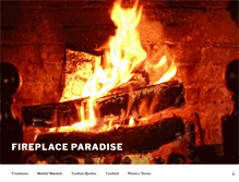 Tablet Screenshot of fireplaceparadise.net